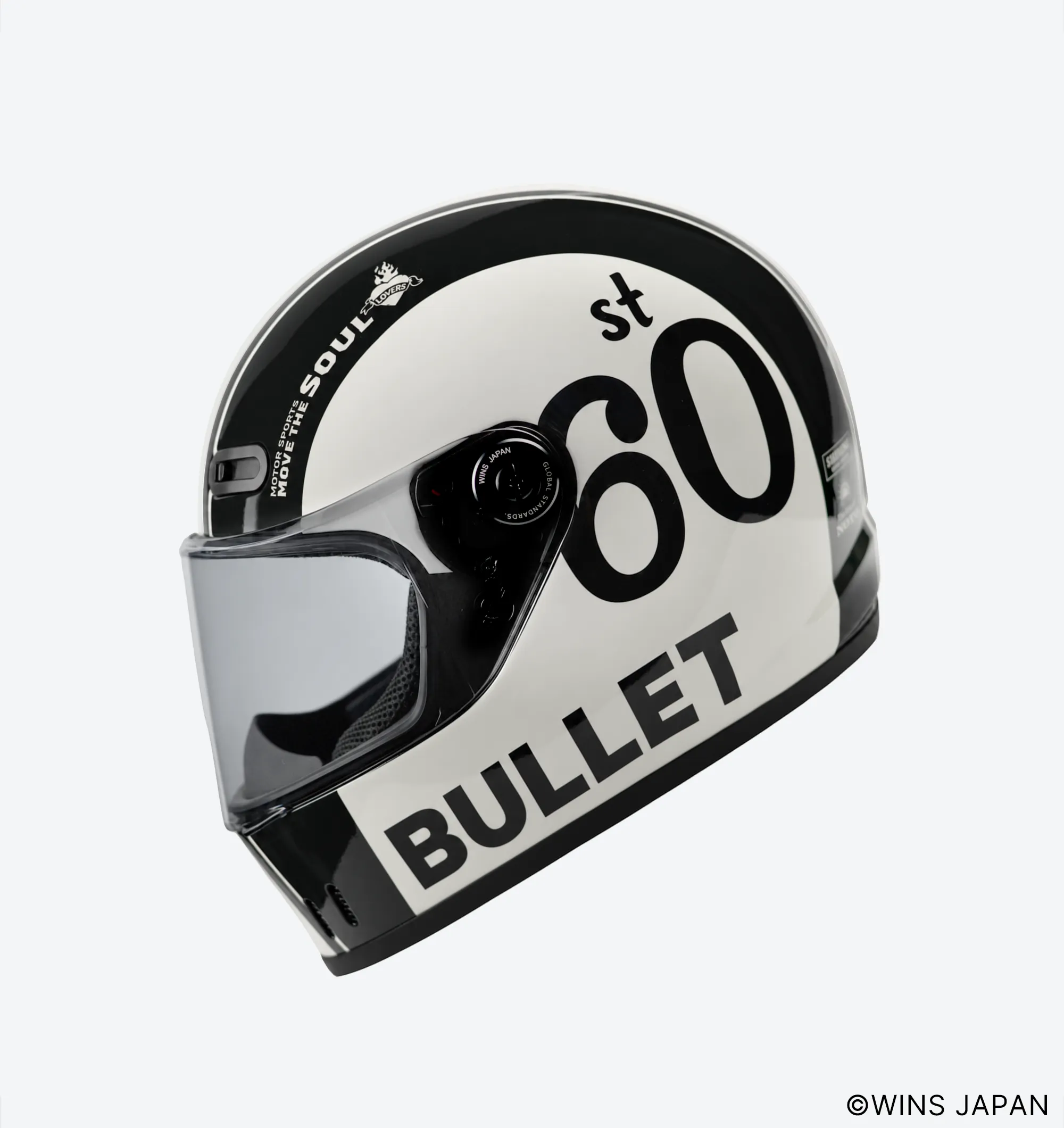 Bullet G06.ホワイト×ブラック側面）