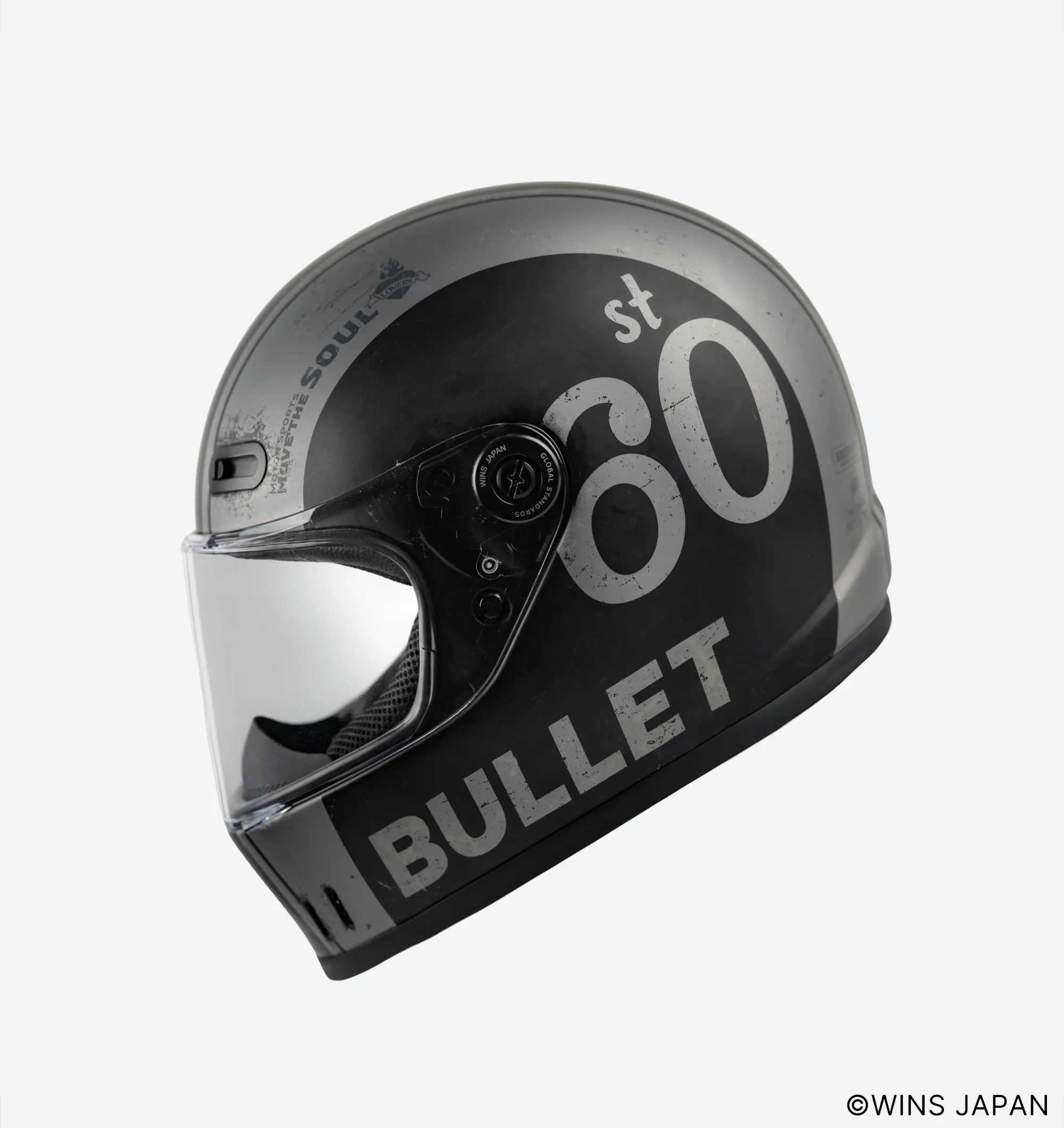Bullet M04.ブラック×ガンメタル（側面）